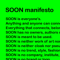 S O O N manifesto